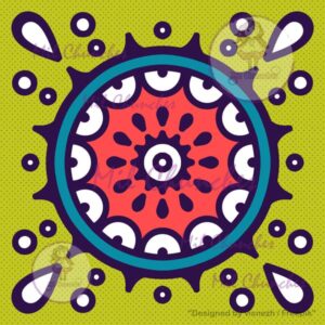 Cromo Papel Mandala 002
