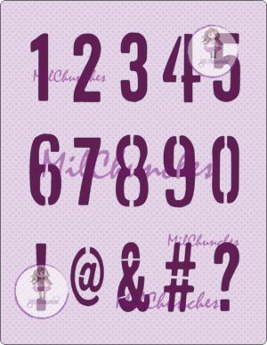 Stencil Carta 008