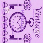 vintage reloj carta
