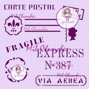 Stencil Cuadrado 15x15 034