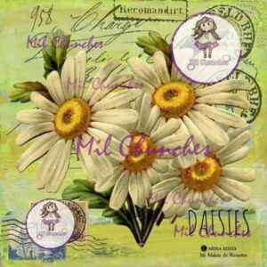 Cromo Papel Flores 010