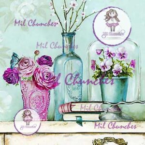 Cromo Papel Flores-102