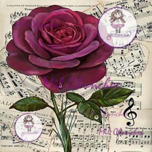 Cromo Papel Flores-105