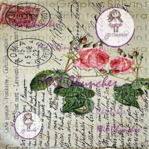 Cromo Papel Flores-107