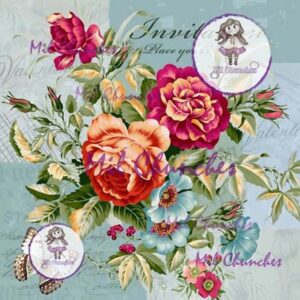Cromo Papel Flores-112