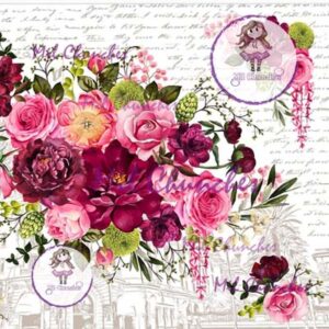 Cromo Papel Flores 012