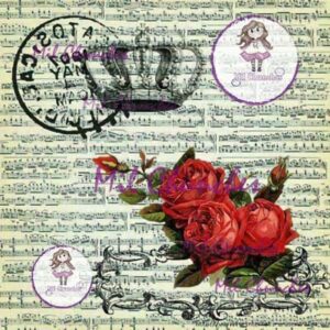 Cromo Papel Flores-124