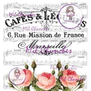 Cromo Papel Flores-125