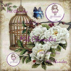 Cromo Papel Flores-126