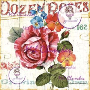 Cromo Papel Flores 014