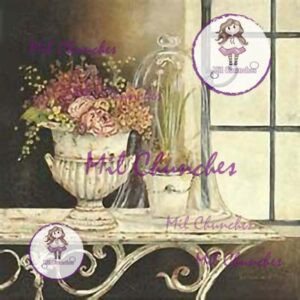Cromo Papel Flores 016