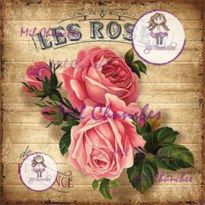 Cromo Papel Flores 018