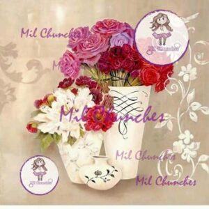 Cromo Papel Flores 019
