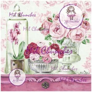 Cromo Papel Flores 023