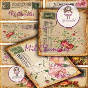 Cromo Papel Flores 027