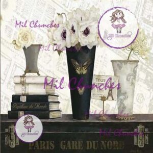 Cromo Papel Flores 029