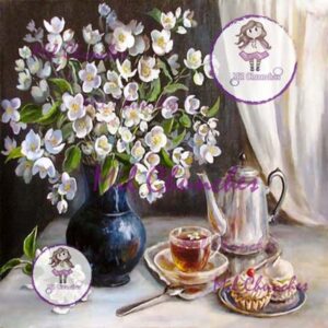 Cromo Papel Flores 035