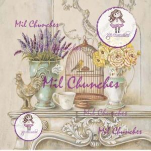 Cromo Papel Flores 036
