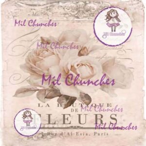 Cromo Papel Flores 037