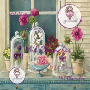 Cromo Papel Flores 039
