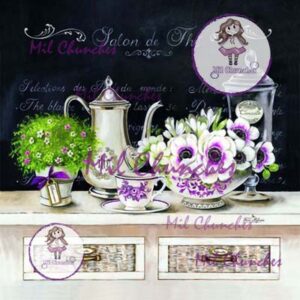 Cromo Papel Flores 040