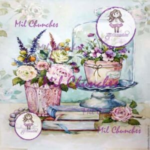 Cromo Papel Flores-043