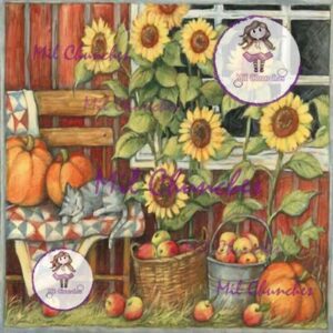 Cromo Papel Flores-044