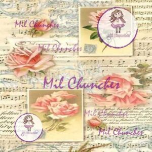 Cromo Papel Flores-055