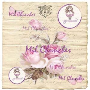Cromo Papel Flores-058
