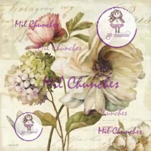 Cromo Papel Flores-062