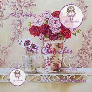 Cromo Papel Flores-065