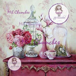 Cromo Papel Flores-068