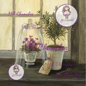 Cromo Papel Flores-080