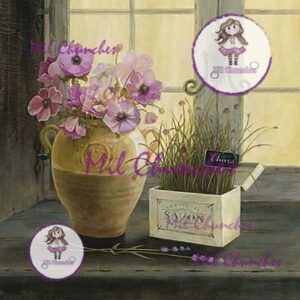Cromo Papel Flores-081