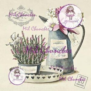 Cromo Papel Flores-089
