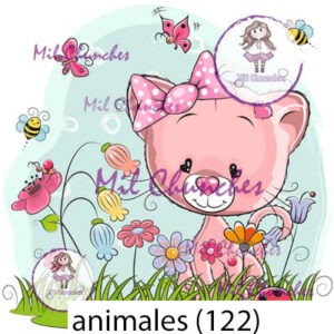 Cromo Papel Animales-122