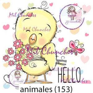 Cromo Papel Animales-153