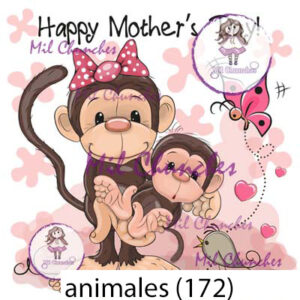 Cromo Papel Animales-172