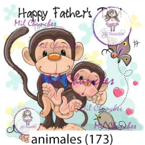Cromo Papel Animales-173