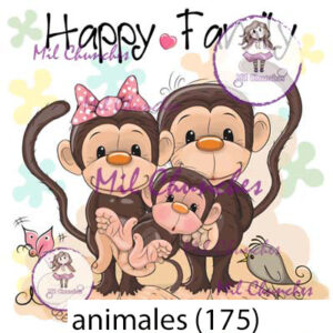 Cromo Papel Animales-175