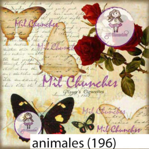 Cromo Papel Animales-196