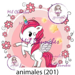 Cromo Papel Animales-201