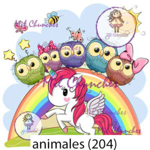 Cromo Papel Animales-204