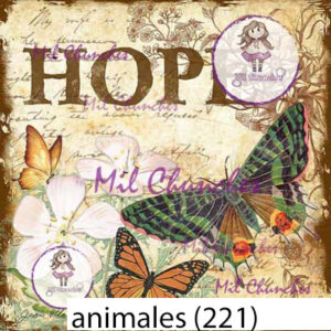 Cromo Papel Animales-221