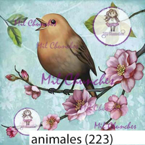 Cromo Papel Animales-223
