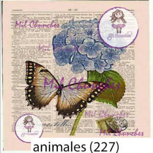 Cromo Papel Animales-227