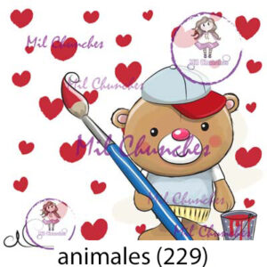 Cromo Papel Animales-229