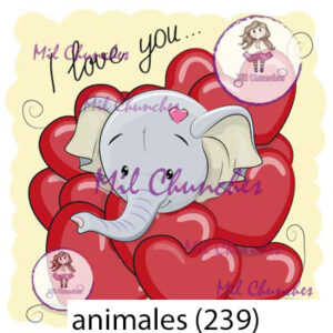 Cromo Papel Animales-239