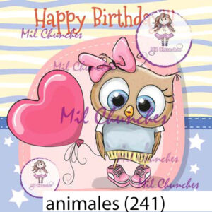 Cromo Papel Animales-241