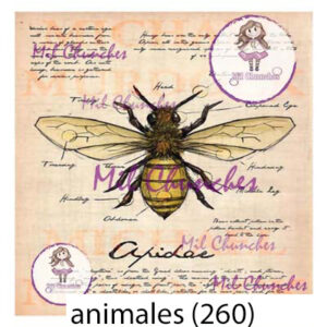 Cromo Papel Animales-260